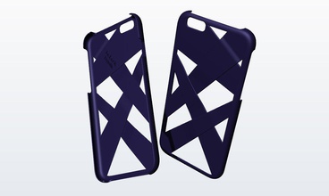 iphonecase 6 pinshape caso resina iphone cover phonecase coperchio 3d print model - Mito3D
