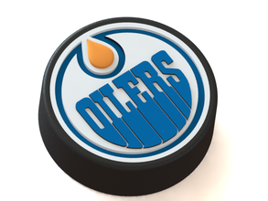 engrasadores edmonton logotipo hielo hockey puck pinshape 3dmodel khl logo3d 3d print model - Mito3D