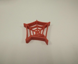 halloween spider web anello piatto pinshape programma utilità decorazione vassoio spiderman anelli gioielli dialogo 3d print model - Mito3D