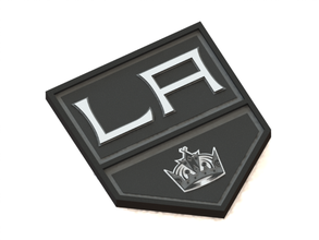 kings los angeles logo pinshape hockey glace lnh 3dmodels logo3d rois 3d print model - Mito3D