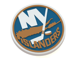 york islanders logo pinshape new Insulaner Eis hockey nhl 3dmodel 3d Modell logo3d 3d print model - Mito3D