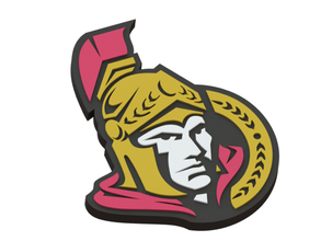 ottawa senators logo pinshape Senatoren 3d Modell nhl Eis hockey logo3d 3d print model - Mito3D