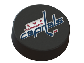 washington capitals logotipo ice hockey puck pinshape nhl logo3d 3d print model - Mito3D