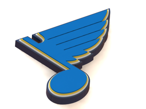 stlouis blues logo pinshape stlouis-blues 3d-model nhl ice-hockey logo3d 3d print model - Mito3D