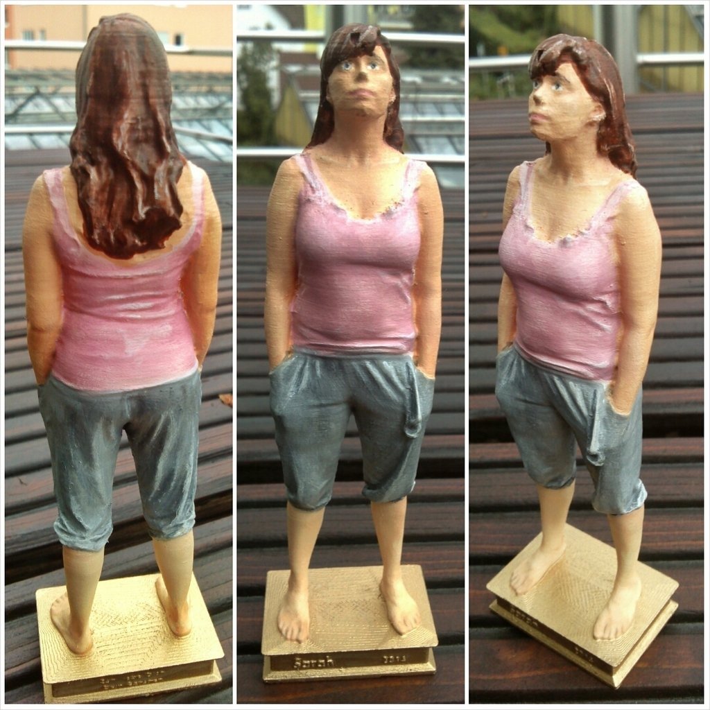 mulher digitalização 3d pinshape design 3D print model - Mito3D