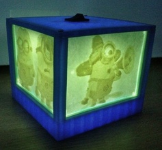 minion led Lampe pinshape 3d design 3d print model - Mito3D