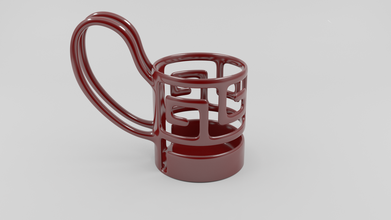 tamamen pinshape işe yaramaz bira bardağı kupalar cam içme hediye patron mutfak fikirleri 3d print model - Mito3D