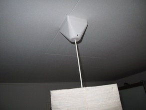 lámpara techo cubierta pinshape 3d print model - Mito3D