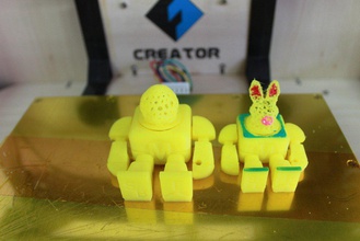 robot rabbit pinshape 3d-design 3d print model - Mito3D