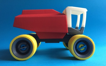 xr 35 terreno caminhão drone idade pinshape easy to print droneage brinquedos jogos crianças brinquedo toycar 3d print model - Mito3D