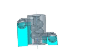 water cooling block pinshape 3d-design 3d print model - Mito3D