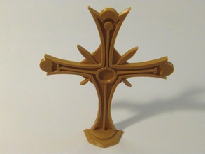 christliche Kreuz pinshape 3d design 3d print model - Mito3D