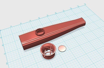 kazoo pinshape disegno 3d 3d print model - Mito3D