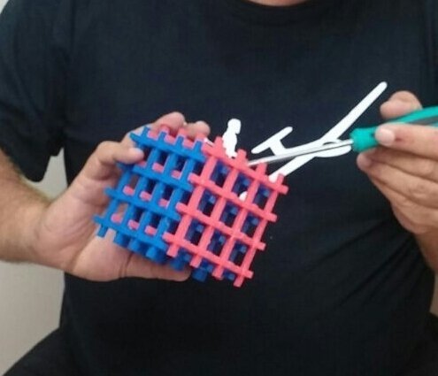 gridcell küp pinshape 3d tasarım 3D print model - Mito3D