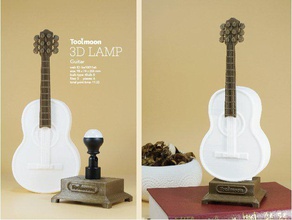 Gitarre Lampe pinshape 3d design 3d print model - Mito3D