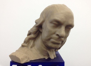 oliver cromwell busto pinshape disegno 3d 3d print model - Mito3D