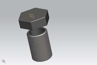 bolt container pinshape 3d print model - Mito3D