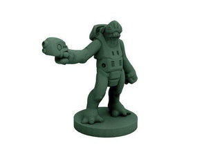 gloomn random alien 18mm Maßstab pinshape 3d design 3d print model - Mito3D