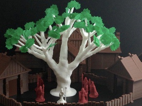 sacred ash tree 18mm scale pinshape 3d-design 3d print model - Mito3D