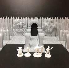 wayfarer modüler arcane sanctuary arazi 18mm çaplı pinshape fayans 3d tasarım 3d print model - Mito3D