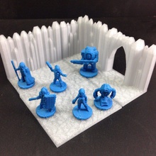 wayfarer modulaire crystal palace terrain tuiles 18mm échelle pinshape Conception 3d 3d print model - Mito3D