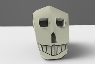 Mexikanische poly Schädel pinshape mexicanskull freetime frei free Modelle download Modell kostenlos 3d freestyle halloween prop Dekorationen Kostüm scary Geist Dekoration Helm Mexiko Kunst 3d print model - Mito3D