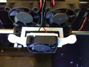 bracket active cooling fan duct thruit00 pinshape 3d-design 3d print model - Mito3D