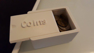customized box coins pinshape 3d-design 3d print model - Mito3D