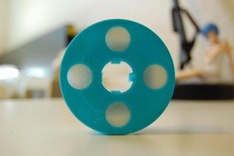 pill case rotating lid pinshape 3d-design 3d print model - Mito3D