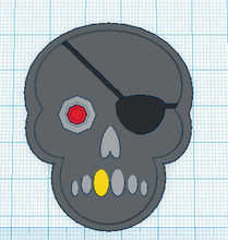 robotic pirate skeleton -- day dead pinshape hashtagx2 hashtag upbeat rad fashion dad-gifts cool 3d print model - Mito3D