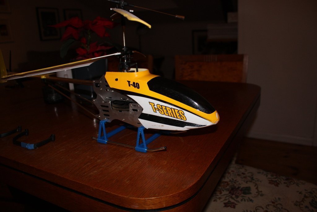 bacaklar t40 rc helikopter pinshape 3d tasarım 3D print model - Mito3D