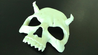 cráneo máscara remix pinshape Diseño 3d 3d print model - Mito3D