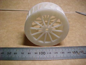 scaleprint water wheel overshot pinshape 3d-design 3d print model - Mito3D
