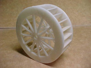 scaleprint water wheel undershot pinshape 3d-design 3d print model - Mito3D