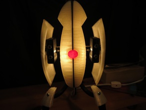 portal torreta centinela lámpara escritorio pinshape luz juguete juguetes juegos válvula estatuilla 3d print model - Mito3D