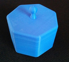 7 lados cuadro pinshape tapa caja 3d print model - Mito3D