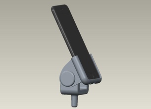 generic iphone 6 holder pinshape 3d-design 3d print model - Mito3D