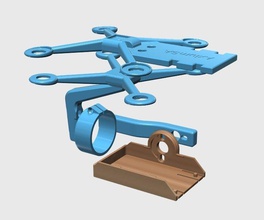 mobius gimbal ausgewogen Antivibrations pinshape 3d design 3d print model - Mito3D