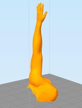 braccio progetti pinshape disegno 3d test design prop 3d print model - Mito3D