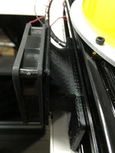kossel delta 60mm montaggio per ventola pinshape disegno 3d 3d print model - Mito3D