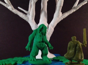 swamp trolls 18mm scale pinshape 3d-design 3d print model - Mito3D