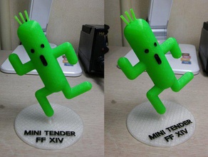final fantasy xiv mini tender Kaktus pinshape 3d design 3d print model - Mito3D