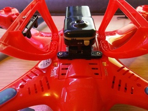 md80 kamera mount mjx x 400 quadcopter pinshape 3d tasarım 3d print model - Mito3D