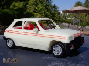 '80 Rallye Auto pinshape Spielzeug assemblable 3d print model - Mito3D