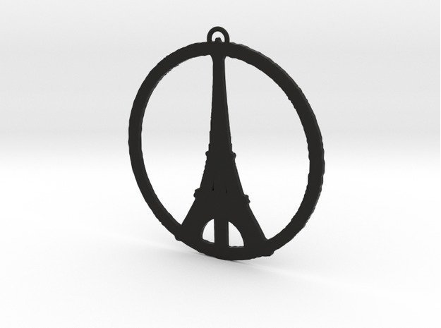 paz parís colgante pinshape amor francia 3D print model - Mito3D