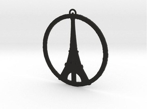 paris kolye pinshape barış aşk Fransa 3d print model - Mito3D