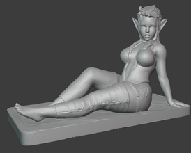 elfgirl1 pinshape girl elf 3d print model - Mito3D