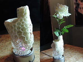 voronoi vase pinshape 3d design 3d print model - Mito3D