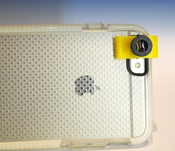 iphone 6 lente macro clip pinshape fotografía plus 3d print model - Mito3D