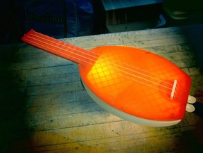 lapulele - headless ukulele pinshape 3d-design 3d print model - Mito3D